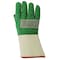 Magid Textile Gloves, Cotton, Gauntlet Cuff Green, Men's (Fits Large), 12 PK 693JKGT - alternate 2